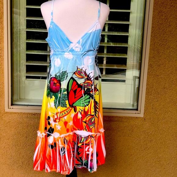 NWOT -LOVELY, COLORFUL SUN DRESS - Picture 2 of 3